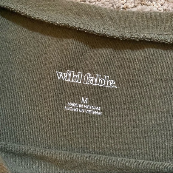 🦋4/$20 SALE - wild fable tee in olive green - Picture 4 of 5